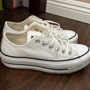 Converse platform shoes low top